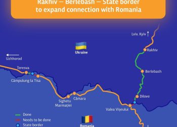 Ucraina a construit 2 căi ferate noi la granița cu România