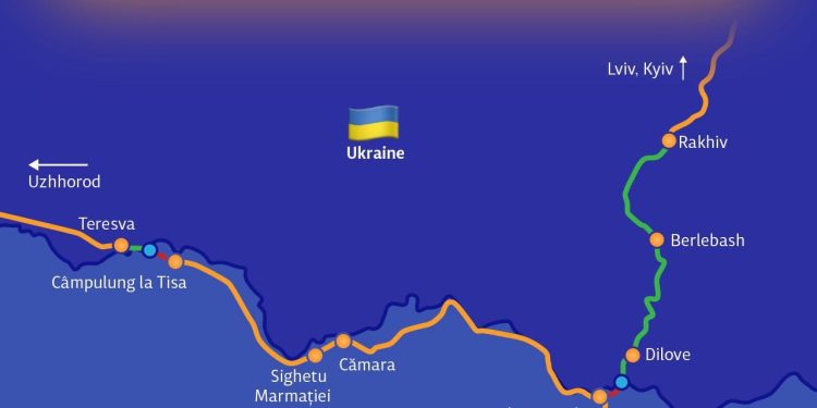 Ucraina a construit 2 căi ferate noi la granița cu România