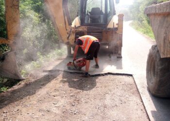Se fac lucrări de reparații la DJ 109B Cornești – Tiocu de Jos – Tiocu de Sus – Oșorhel