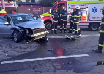 Accident auto cu mai mulți răniți, la ieșirea din Cluj spre Baciu