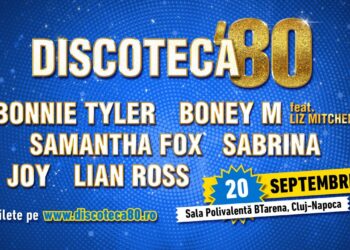 Legendele anilor ’80 vin la Cluj: Bonnie Tyler, Boney M și Samantha Fox pe scena Discoteca ’80