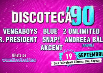Discoteca ’90 Cluj 2025: Vengaboys, Blue și 2 Unlimited pe scena BTarena
